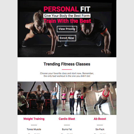 Personal Fitness Trainer